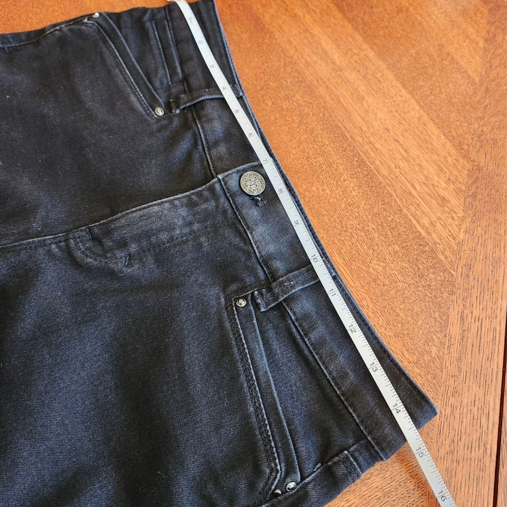Women's White House Black Market Black Skinny Flare Jeans 2P B2 - Picture 5 of 8